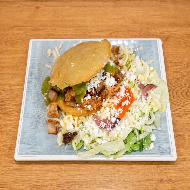 Chicharrón Arepa.